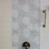 accent tile in the shower