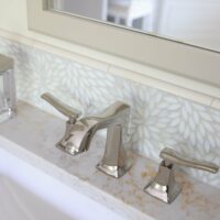 traditional bathroom plumbing details